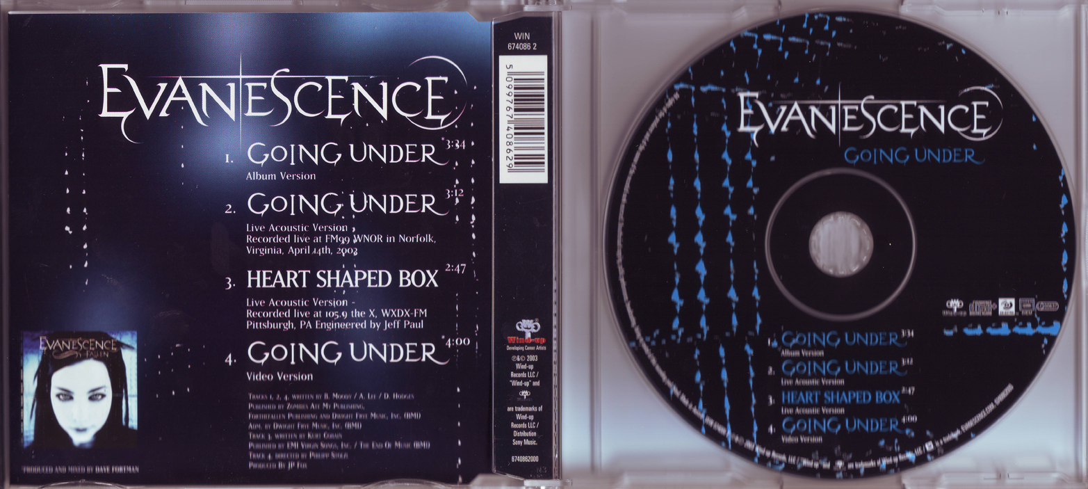 Перевод песни hear. Going under under Evanescence. Evanescence__going under (Single) {us} [2003]. Харт Шейп бокс. Shaped Box 2.